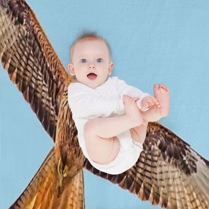 Red Kite (Milvus Milvus) Throw Blanket