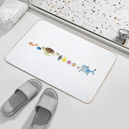 Finding Nemo Character Illustration Bath Mat
