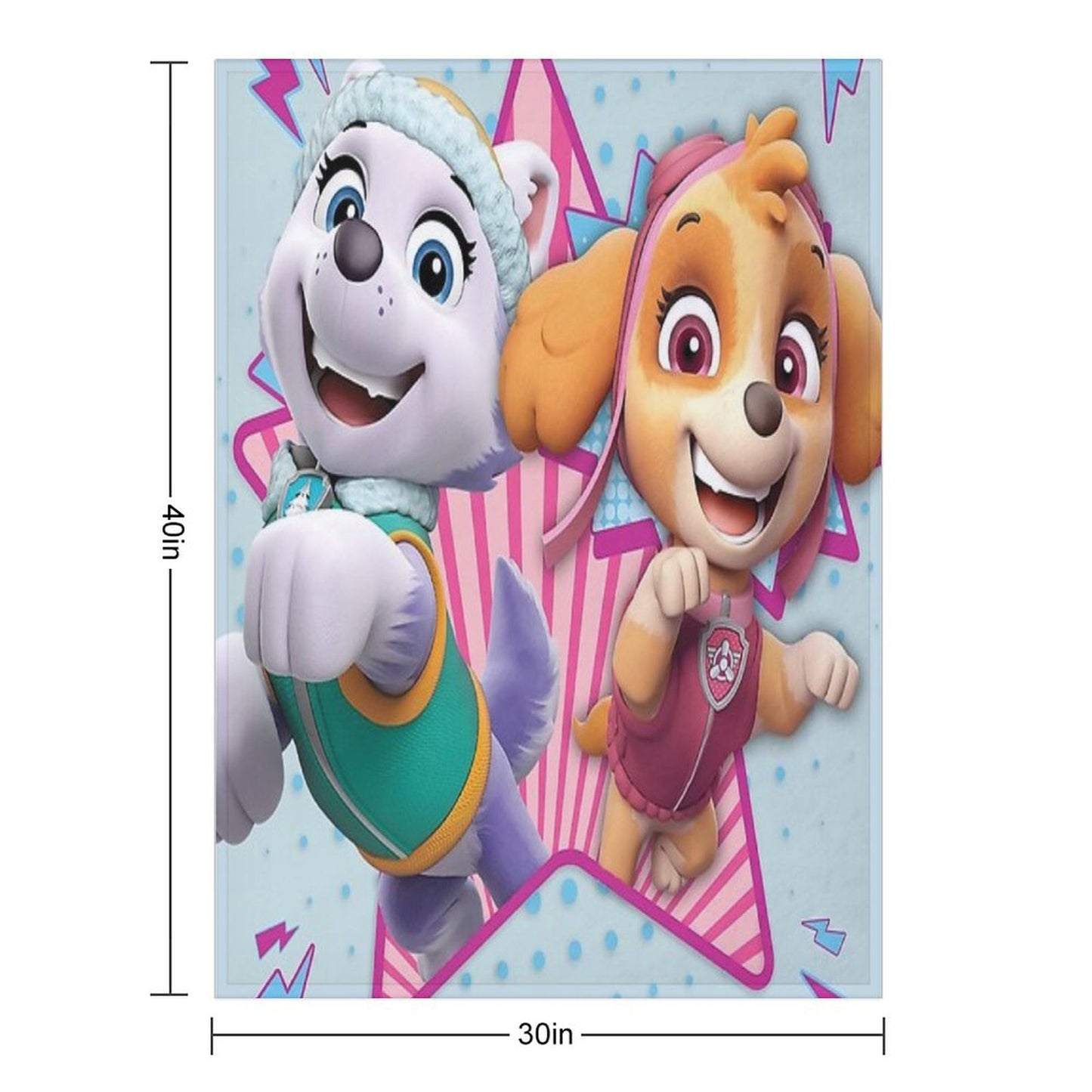 Skye And Everest Throw Blanket