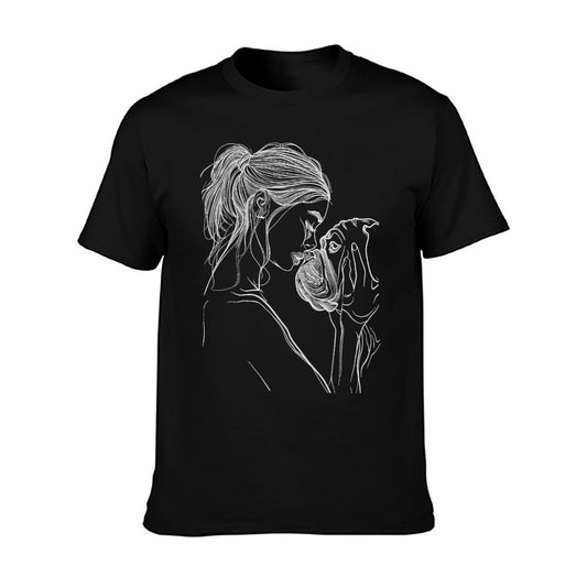 English Bulldog Mom Dog Art Mother&#39;s Day T-Shirt