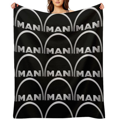 MAN Logo Throw Blanket