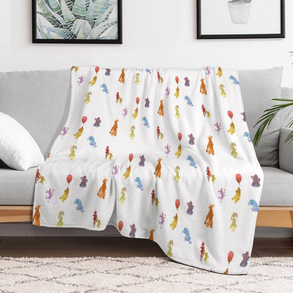 Animals Inspired Sheet Throw Blanket