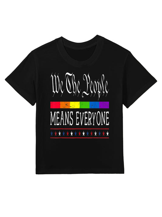 We The People Means Everyone US Constitution LGBT Pride Kids T-Shirt