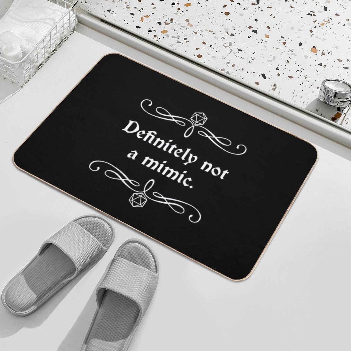 Definitely Not A Mimic Bath Mat