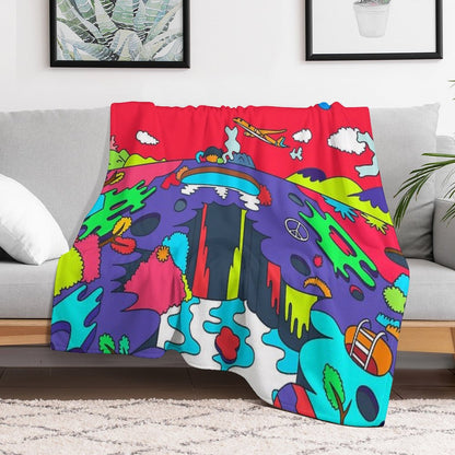 J-Hope Hope World Album Art Throw Blanket