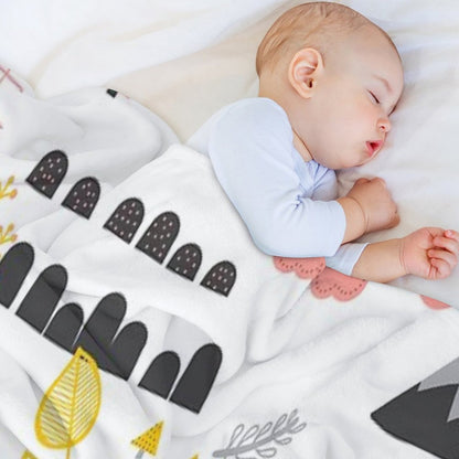 Scandinavian Landscape Throw Blanket