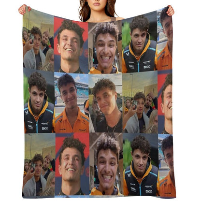 Lando Norris Throw Blanket