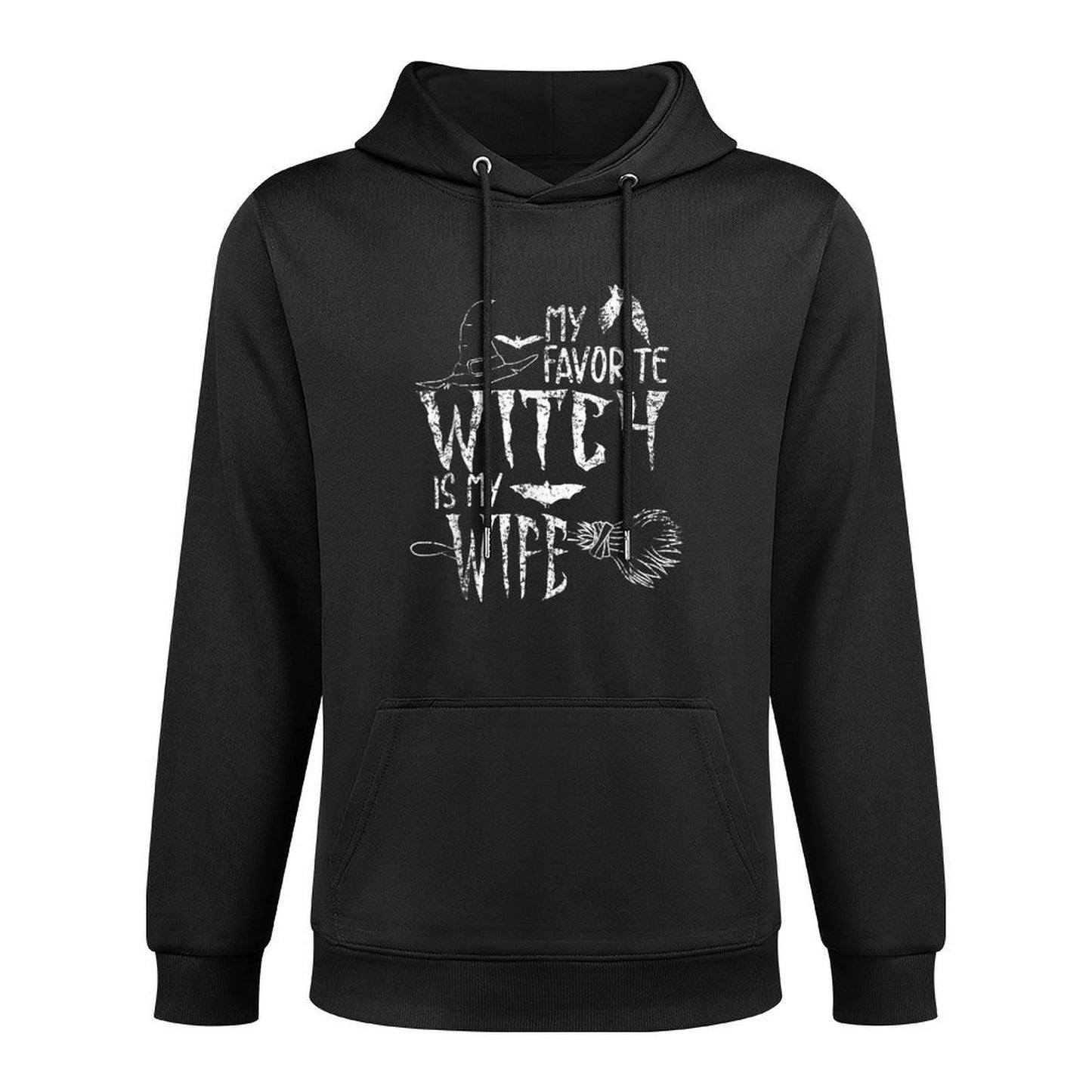 My Favorite Witch Is My Wife Halloween Witch Shape Retention Hoodie