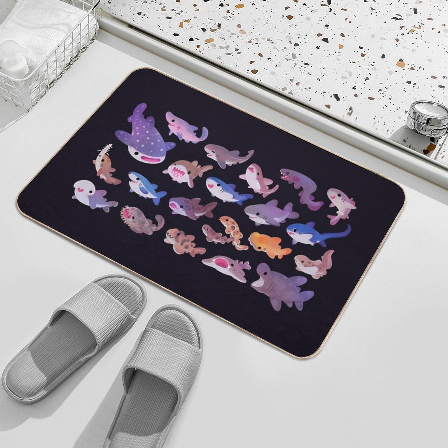 Shark Day Bath Mat
