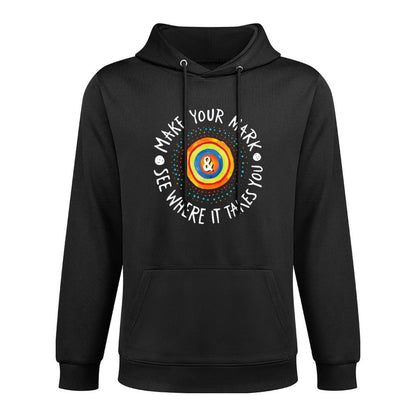 Make Your Mark International Dot Day Girls Boys Colorful Pilling-Resistant Hoodie