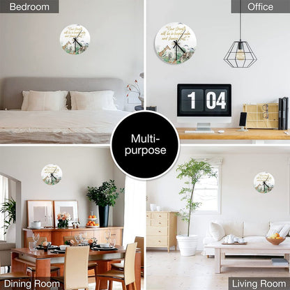 2021 YEARTEXT JUNGLE Wall Clock