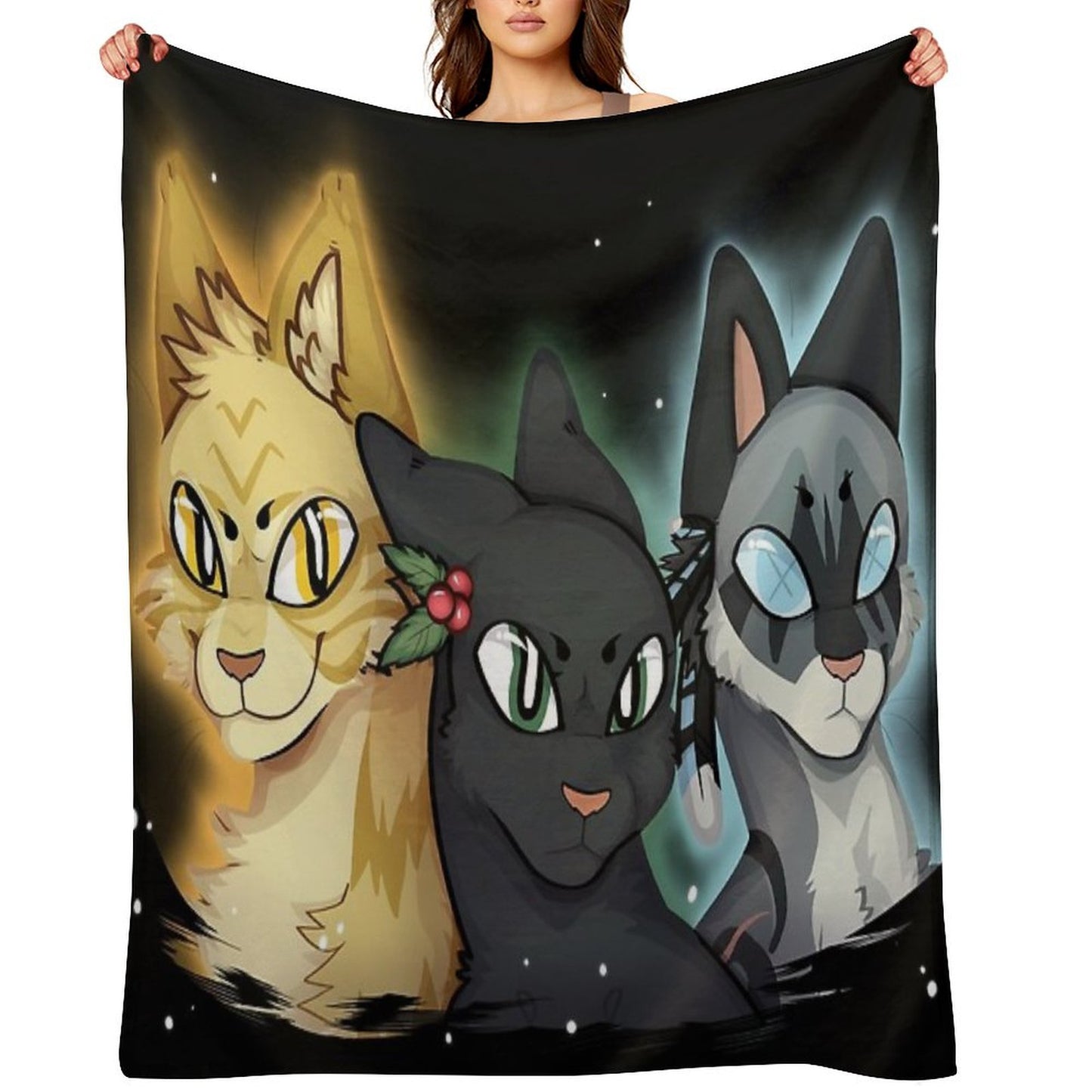 Power of Three Throw Blanket