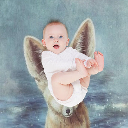 A Fennec's Dream Throw Blanket