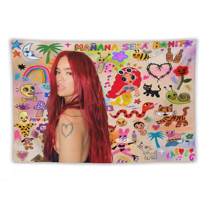 Karol Merch G Manana Sera Bonito Tapestry