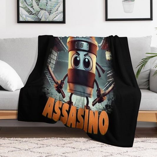Cappuccino Assassino Throw Blanket