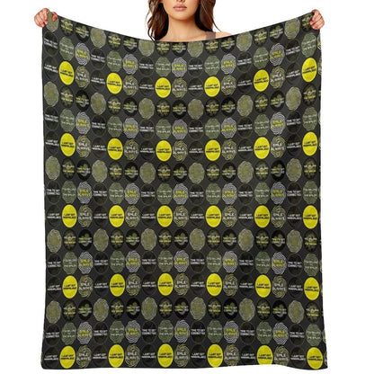 Get Corrected - Sticker Sheet Throw Blanket