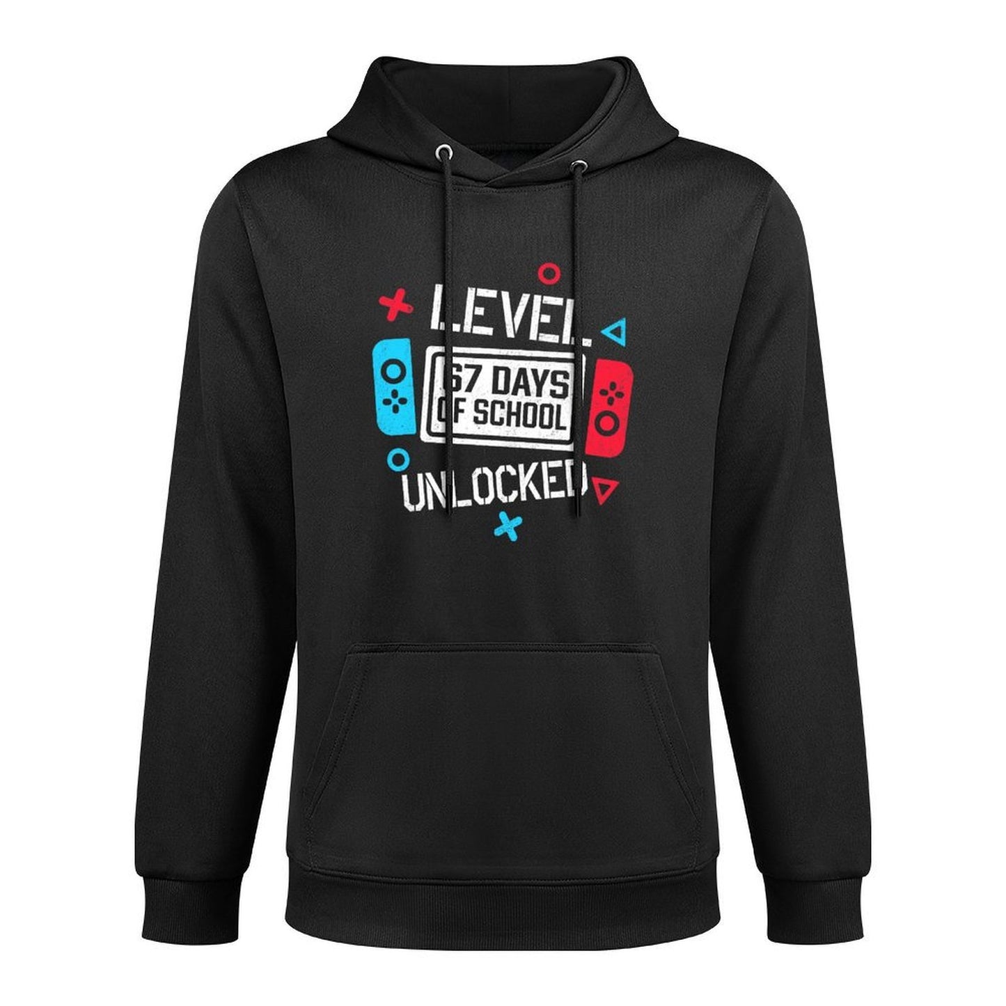 Level 67 Days of School Unlocked Gamer Video Funny 67 Meme Premium Tri-Blend Relaxed Fit Hoodie