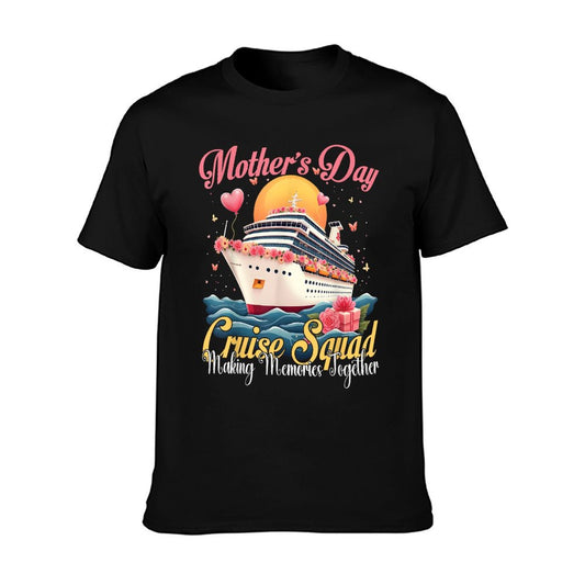 Mother&#39;s Day Cruise Cruising Squad 2025 Funny Mom Vacation T-Shirt