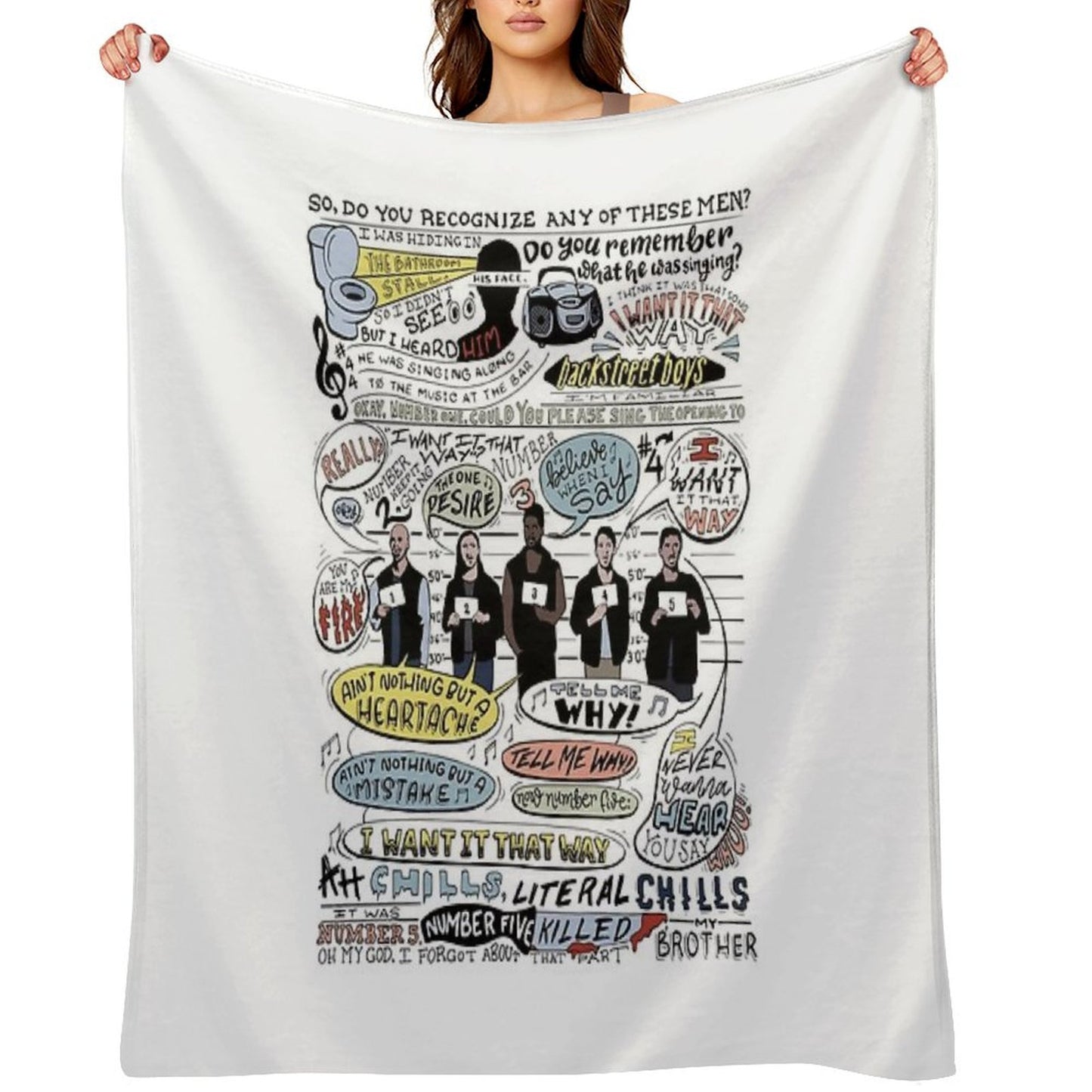 I Want It That Way B99 (Colorized) Throw Blanket