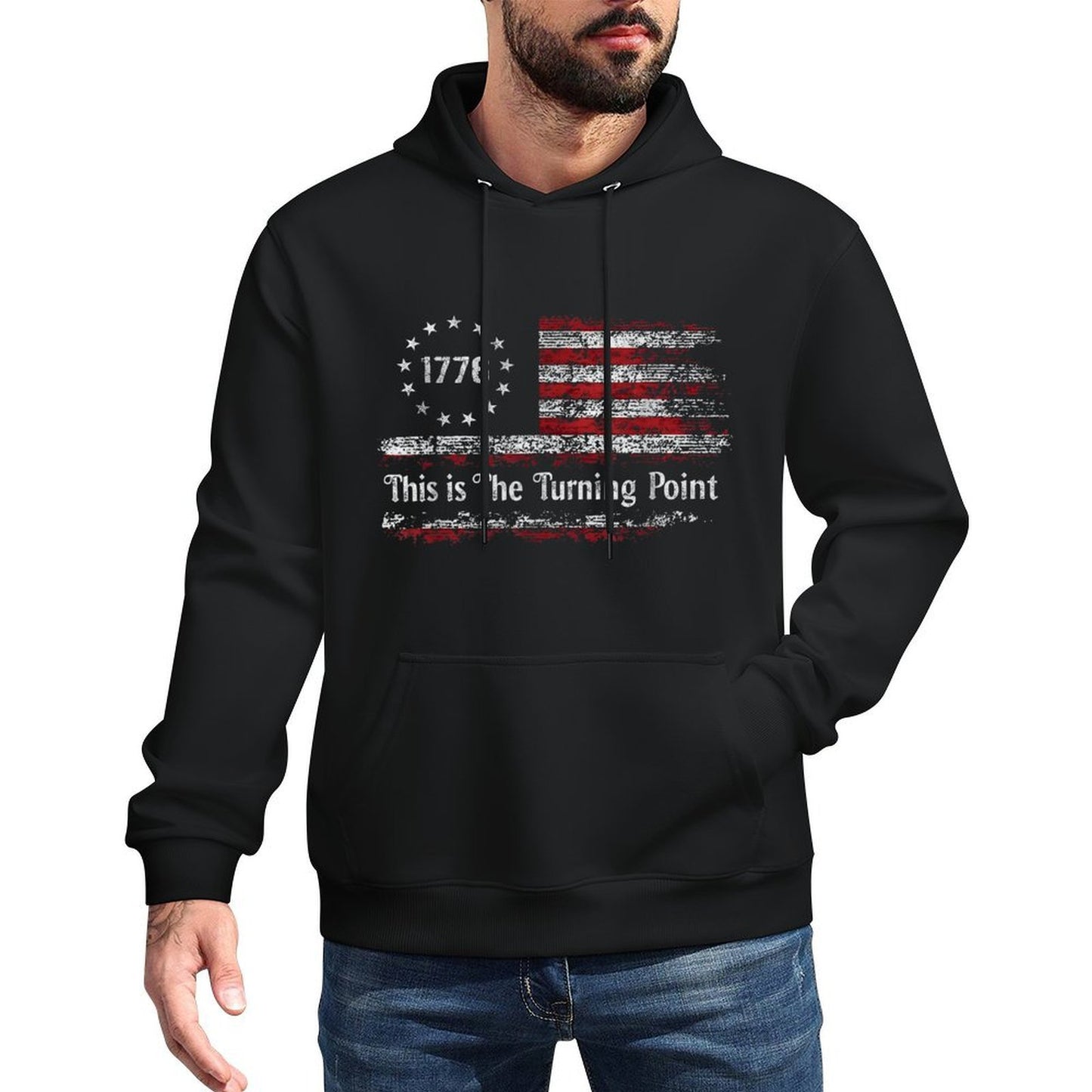 This Is The Turning Point American Freedom USA Easy Care Hoodie