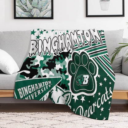 Binghamton University Throw Blanket