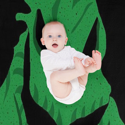 The Nightmare before Christmas Oogie Boogie Eatin A Spider Throw Blanket