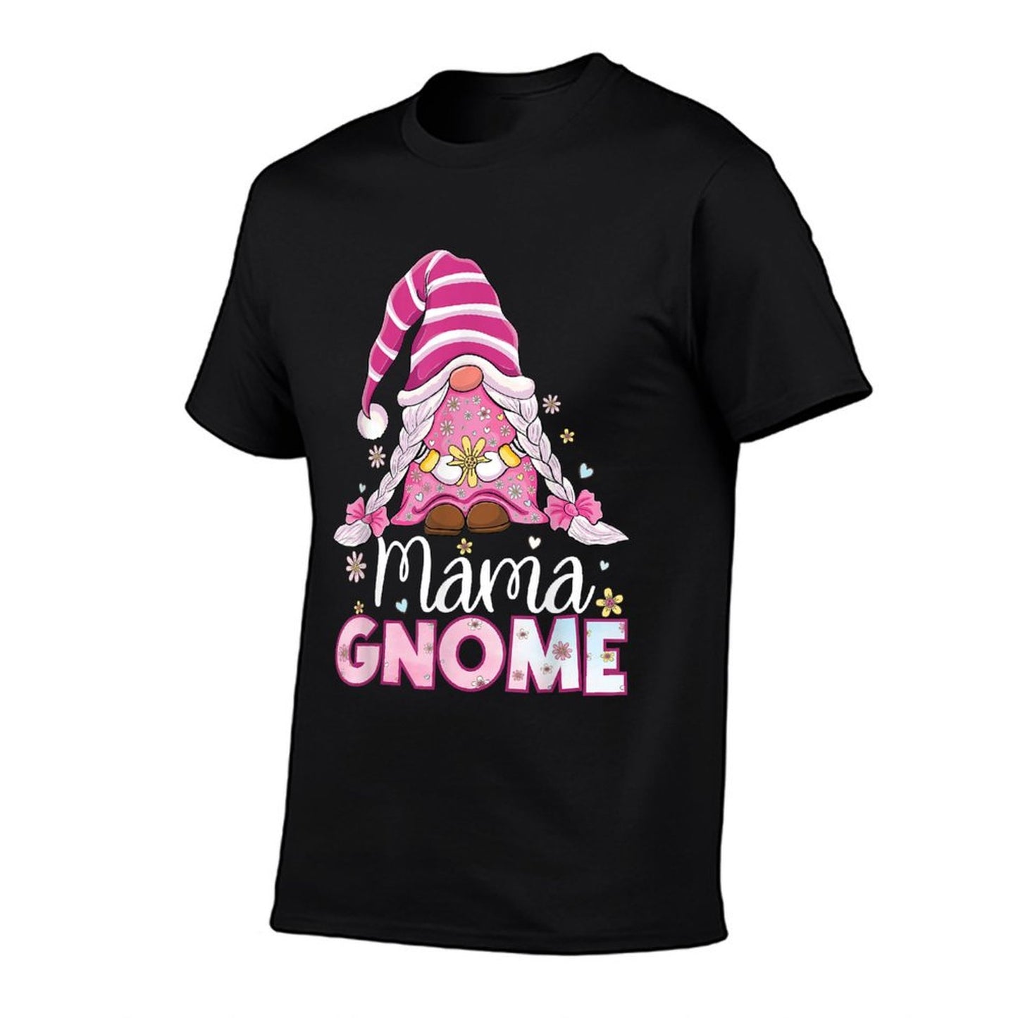 Flower For Mom Gnomies Cute Gnome Mom Happy Mother&#39;s Day T-Shirt