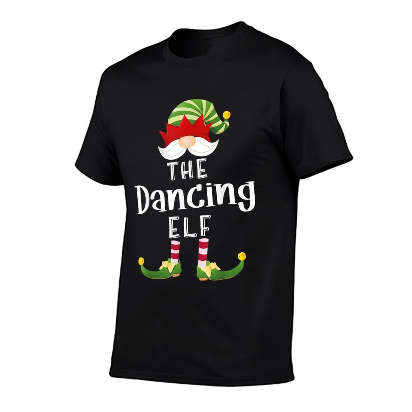 Dancing Elf Group Christmas Funny Pajama Party  Graphic-printed T-Shirt