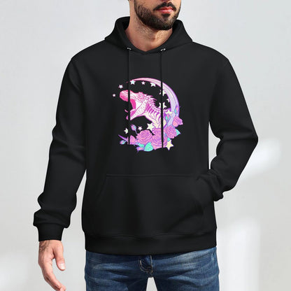 Pastel Goth Trex - Vaporwave Aesthetic Breathable Fabric Hoodie