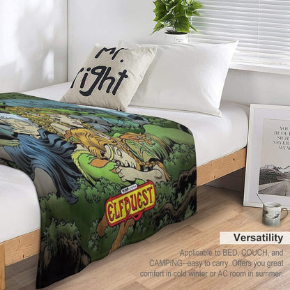 ElfQuest True Peace II Throw Blanket