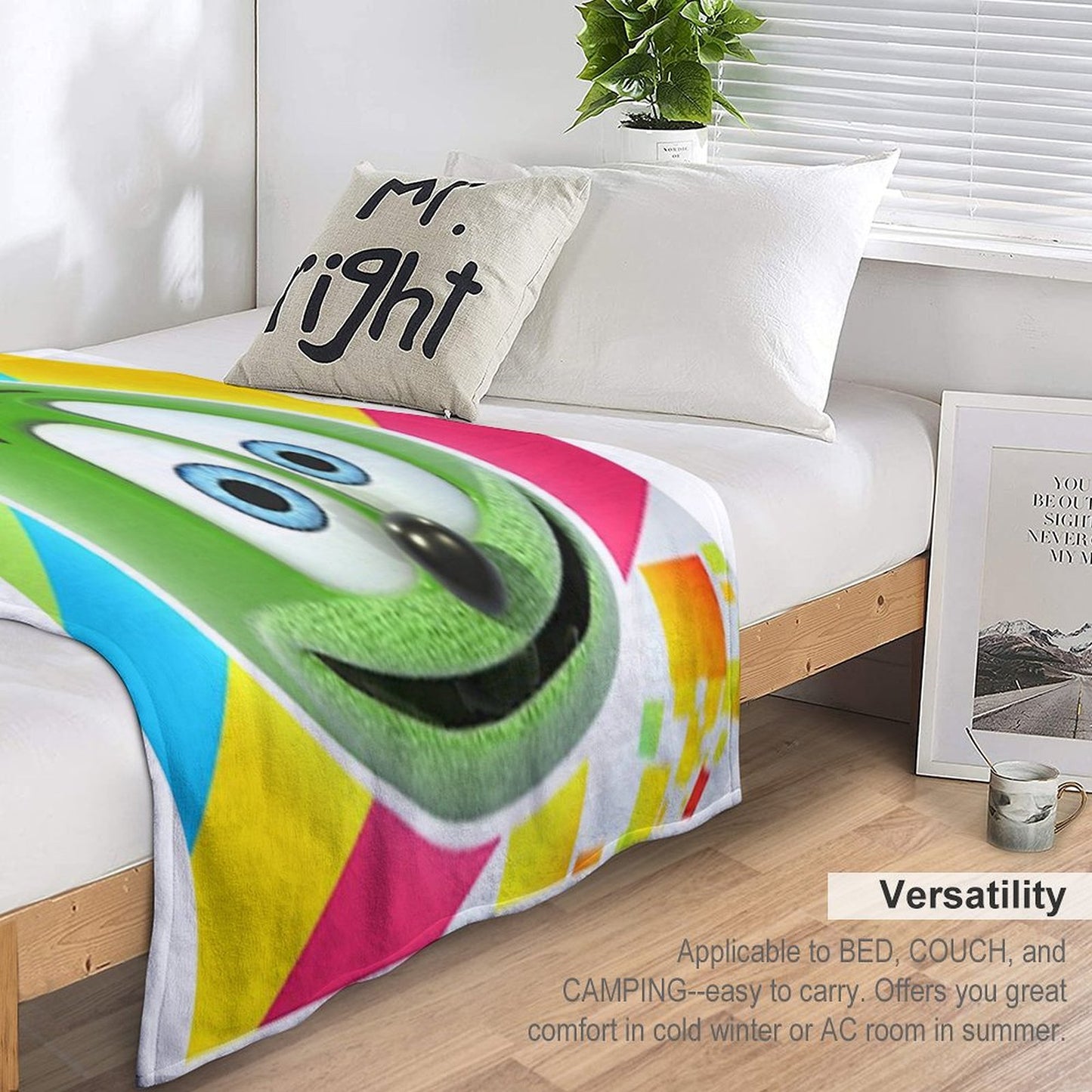 Gummibar (the Gummy Bear) Throw Blanket