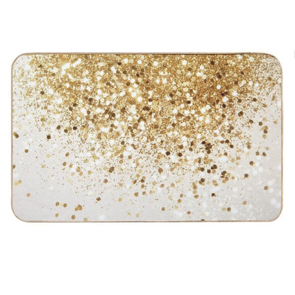 Gold Glam #2 (Photo of Glitter Only - Not Reflective) Bath Mat