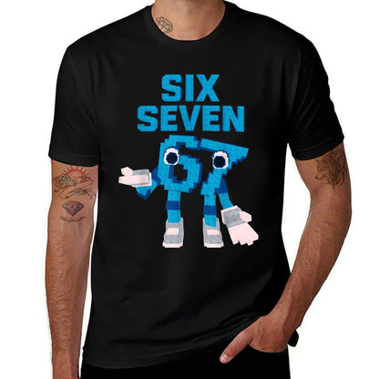Funny Kid Meme Six Seven 6 7 Italian Brainrot Bruh 67 Meme  High-quality Stitching T-Shirt