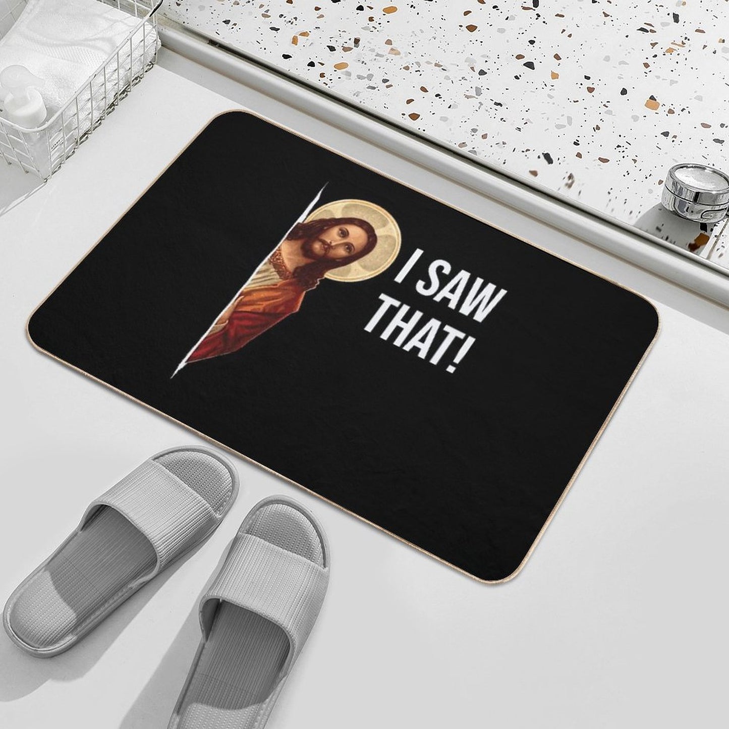 Jesus Meme I Saw That Bath Mat