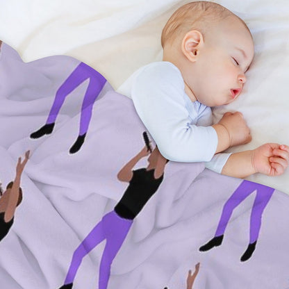 Niall Horan Purple Pants Throw Blanket