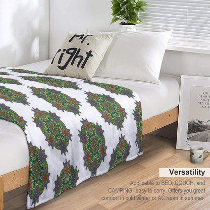 Indian Style Mandala 2 Throw Blanket