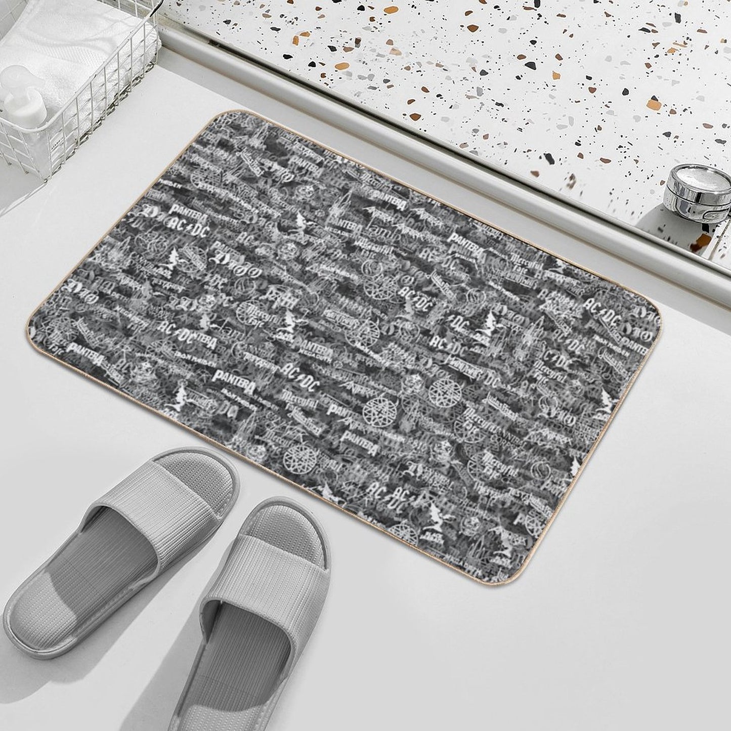 Heavy Metal Bands Bath Mat