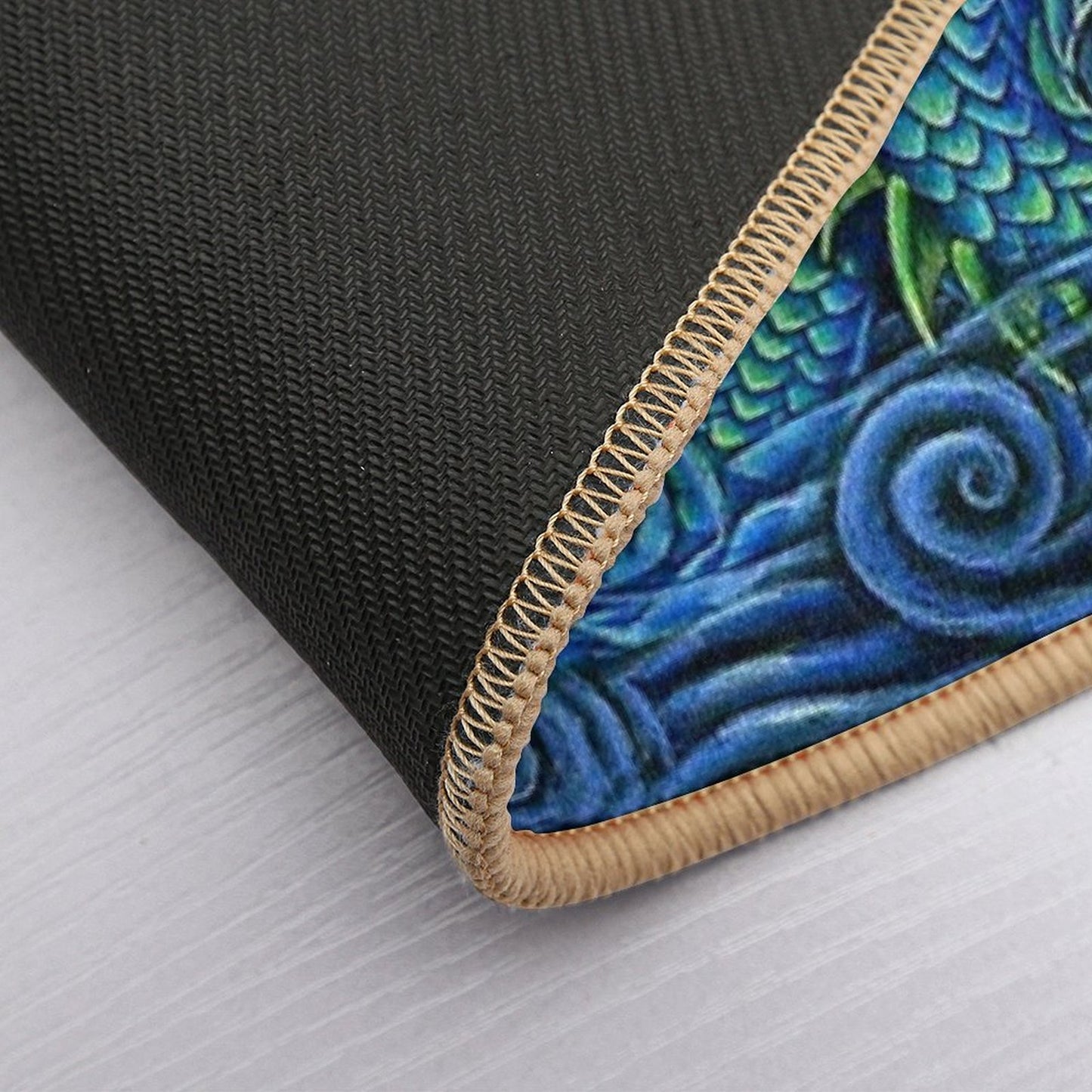 Chinese Azure Dragon Bath Mat