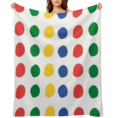 Twister Pattern Throw Blanket