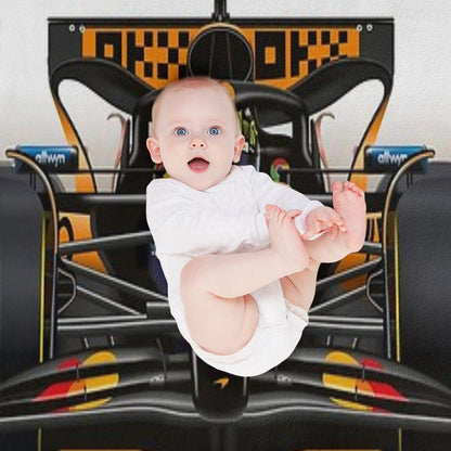 Many Lando Norris Items 2025 Formula 1 McLaren Racing Car Throw Blanket