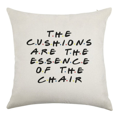 The Cushions Are The Essence Of The Chair Linen Throw Pillow Cover