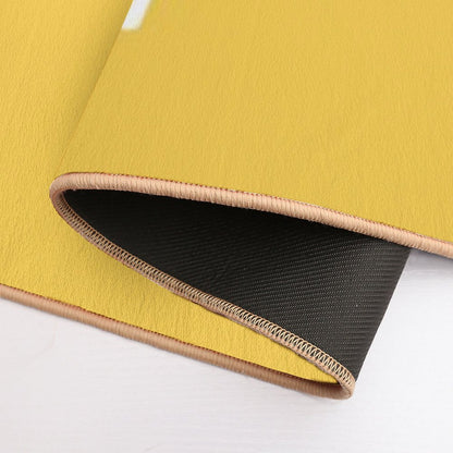 It's A Good Day to Be Happy in Yellow Bath Mat