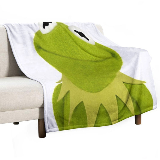 Kermit The Frog Throw Blanket