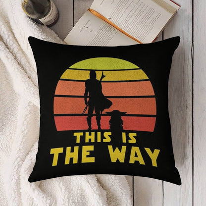 Mando Retro Vol.1 Linen Throw Pillow Cover