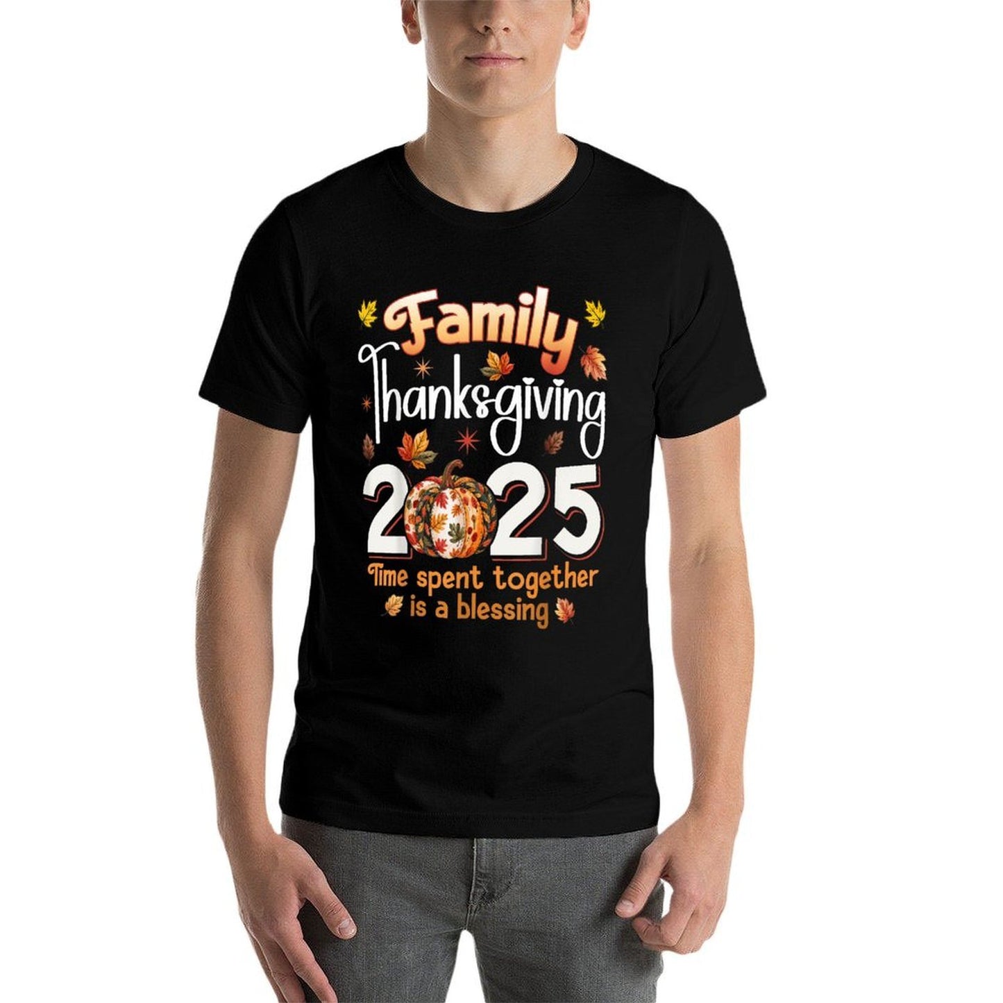 Family Thanksgiving 2025 Thanksgiving Crew Matching Group  Durable T-Shirt