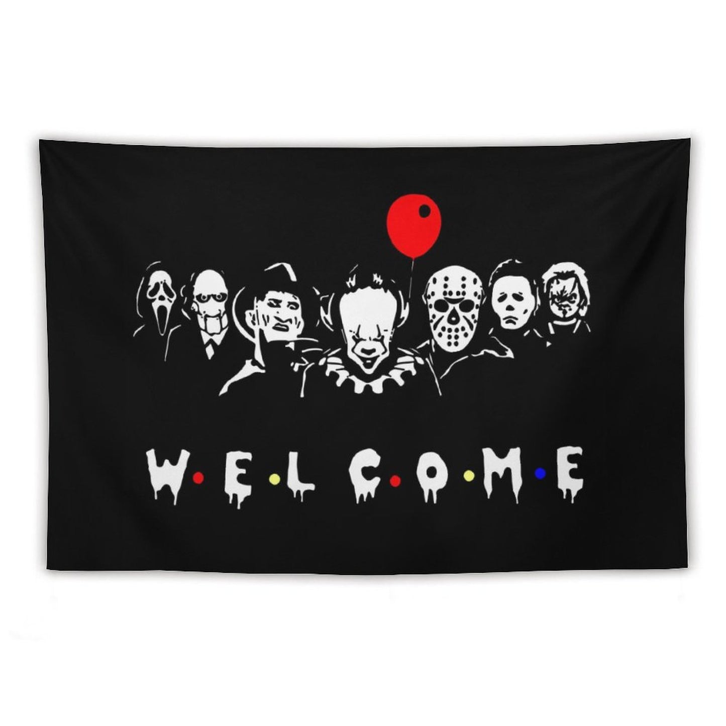 Halloween Welcome Tapestry