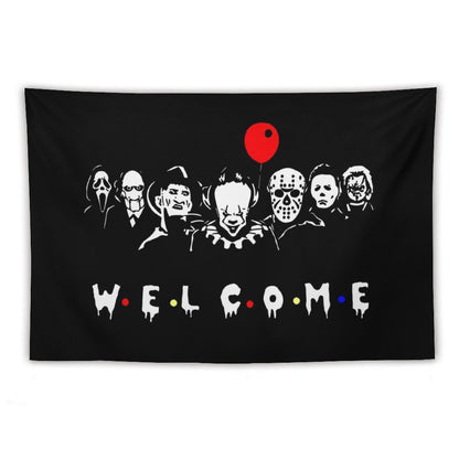 Halloween Welcome Tapestry