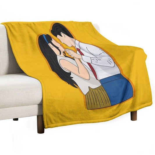 Claire And Oliver Dance - Maybe Happy Ending Throw Blanket