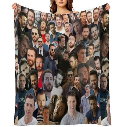 Chris Evans Throw Blanket