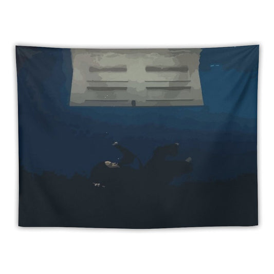 Hit Me Hard And Soft Cover Art Tapestry